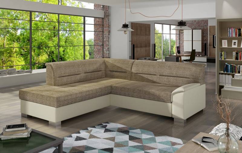 MF Design Polsterecke Bergamo, mit Bettfunktion von MF Design