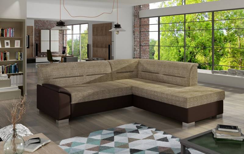 MF Design Polsterecke Bergamo, mit Bettfunktion von MF Design