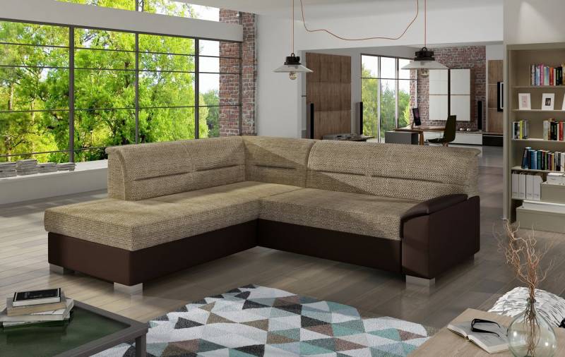 MF Design Polsterecke Bergamo, mit Bettfunktion von MF Design