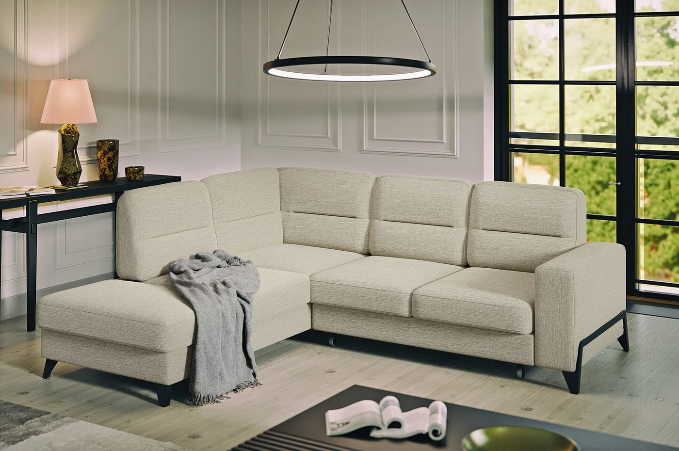 MF Design Polsterecke Cassada, mit Bettfunktion von MF Design