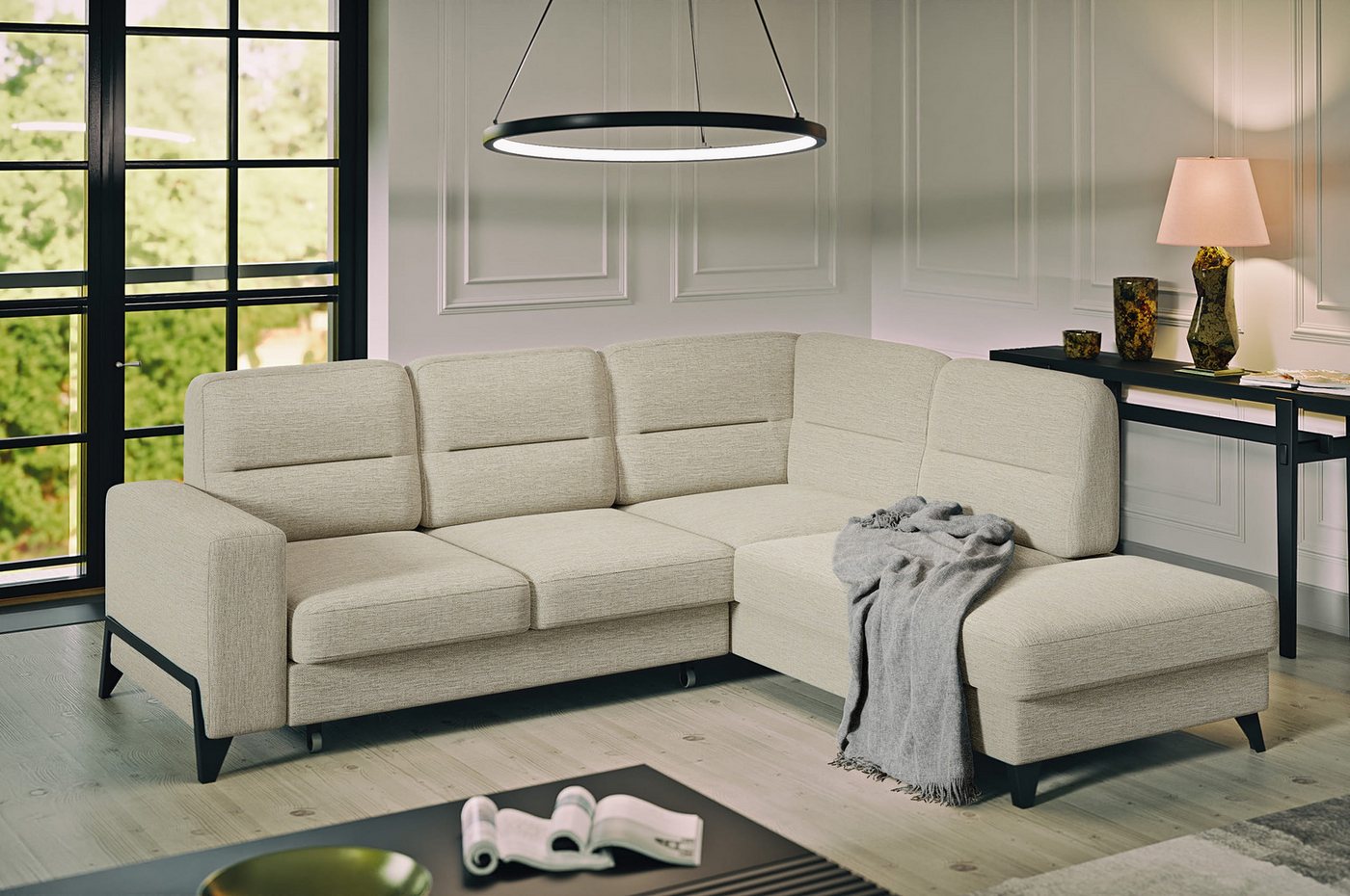 MF Design Polsterecke Cassada, mit Bettfunktion von MF Design