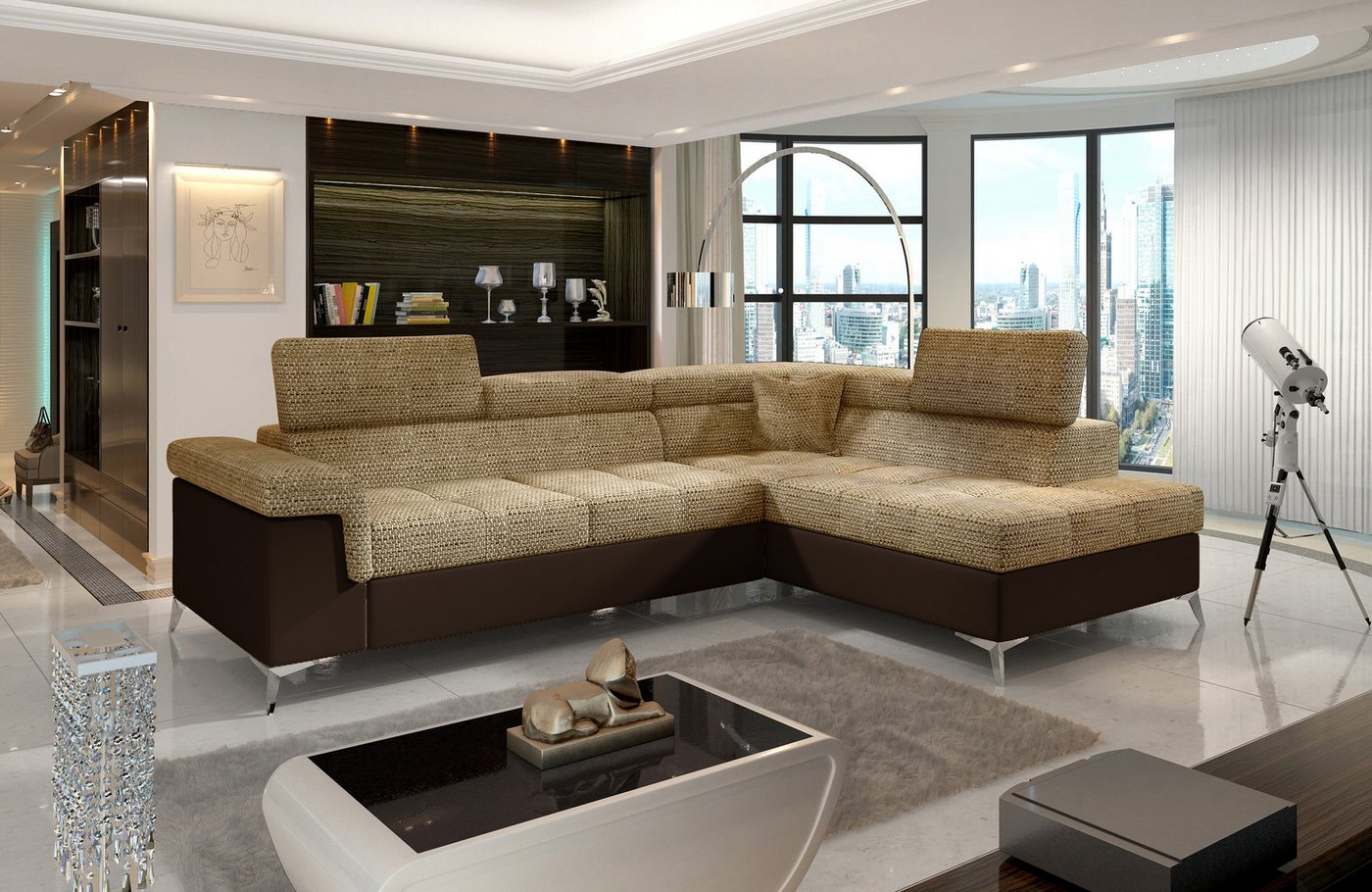 MF Design Polsterecke Eduardo, mit Bettfunktion MF Design Polsterecke Eduardo, mit Bettfunktion von MF Design