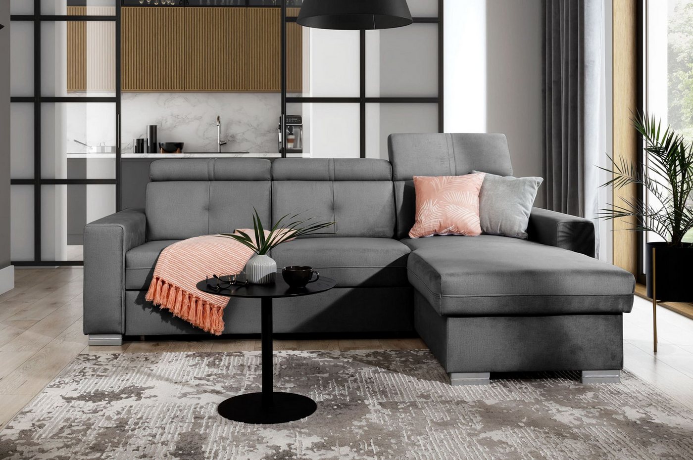 MF Design Polsterecke Fresia, mit Bettfunktion von MF Design