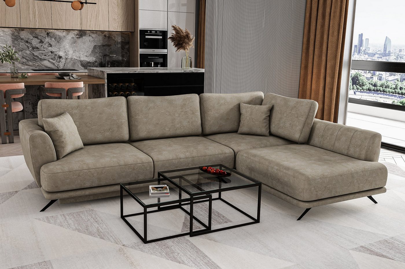 MF Design Polsterecke Lardo, mit Bettfunktion von MF Design