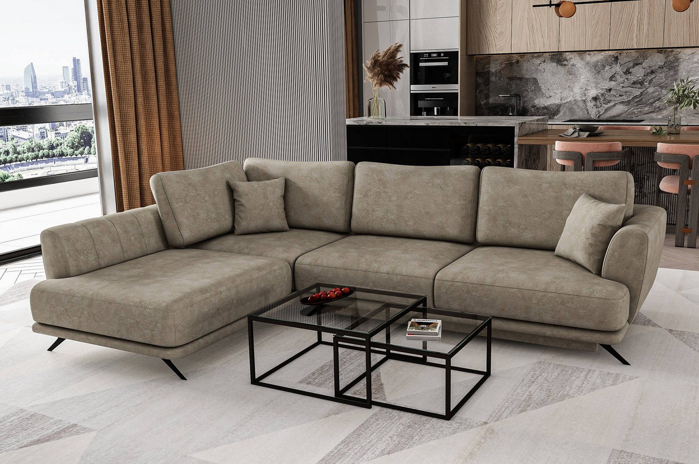 MF Design Polsterecke Lardo, mit Bettfunktion von MF Design