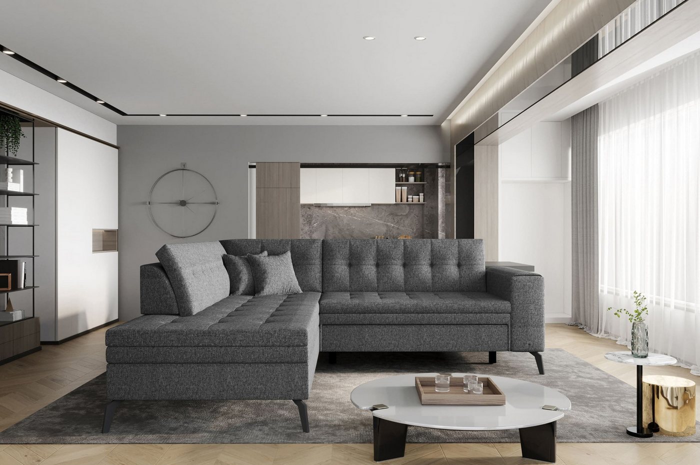 MF Design Polsterecke Lenny, mit Bettfunktion von MF Design