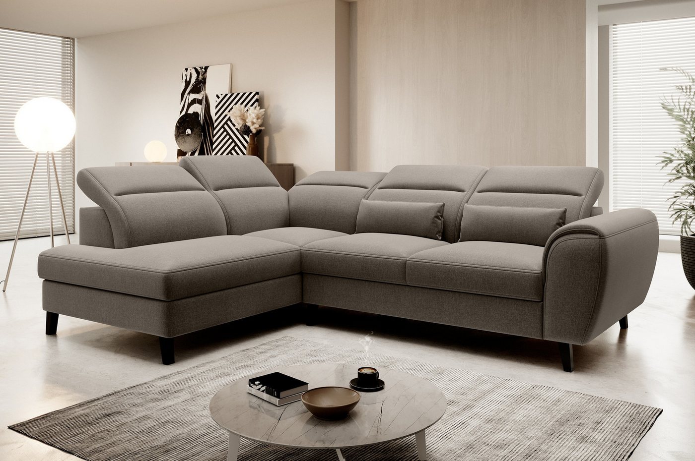 MF Design Polsterecke Noble, mit Bettfunktion von MF Design