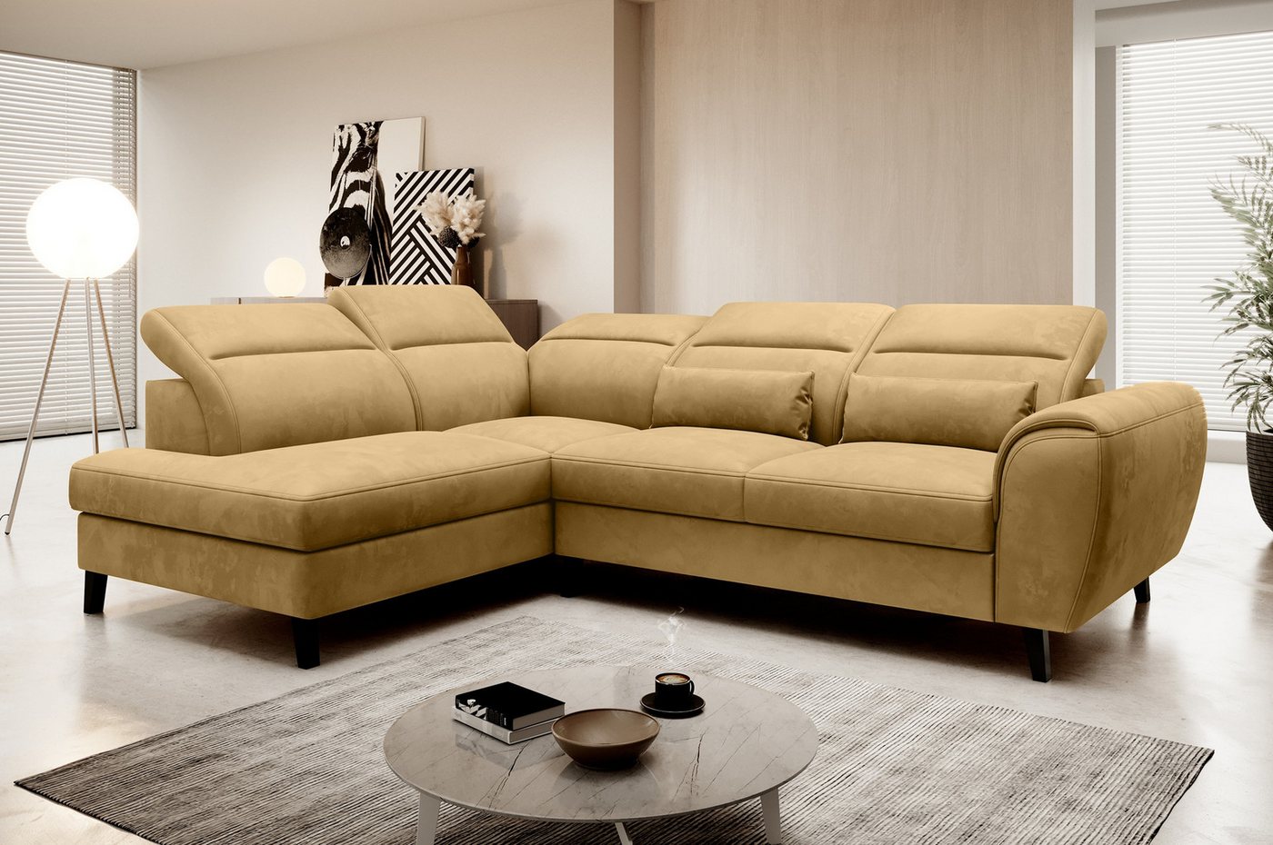 MF Design Polsterecke Noble, mit Bettfunktion von MF Design