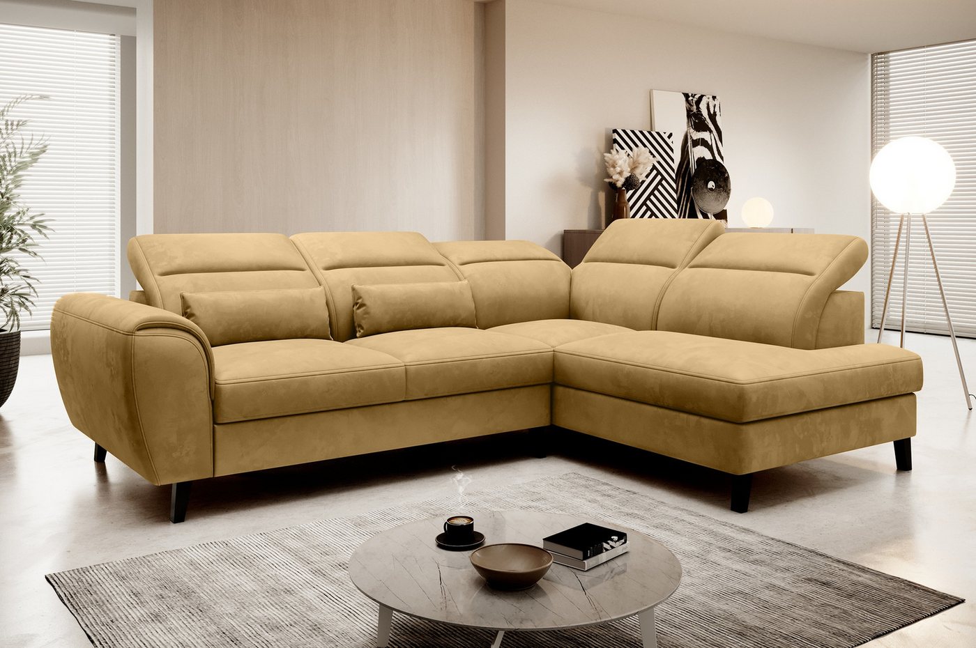 MF Design Polsterecke Noble, mit Bettfunktion von MF Design