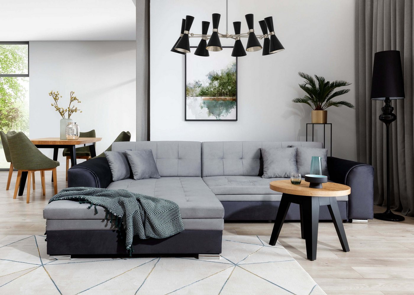 MF Design Polsterecke Sarento, mit Bettfunktion von MF Design