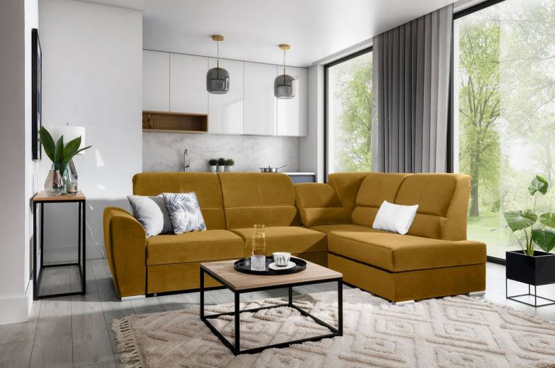 MF Design Polsterecke Silver, mit Bettfunktion von MF Design