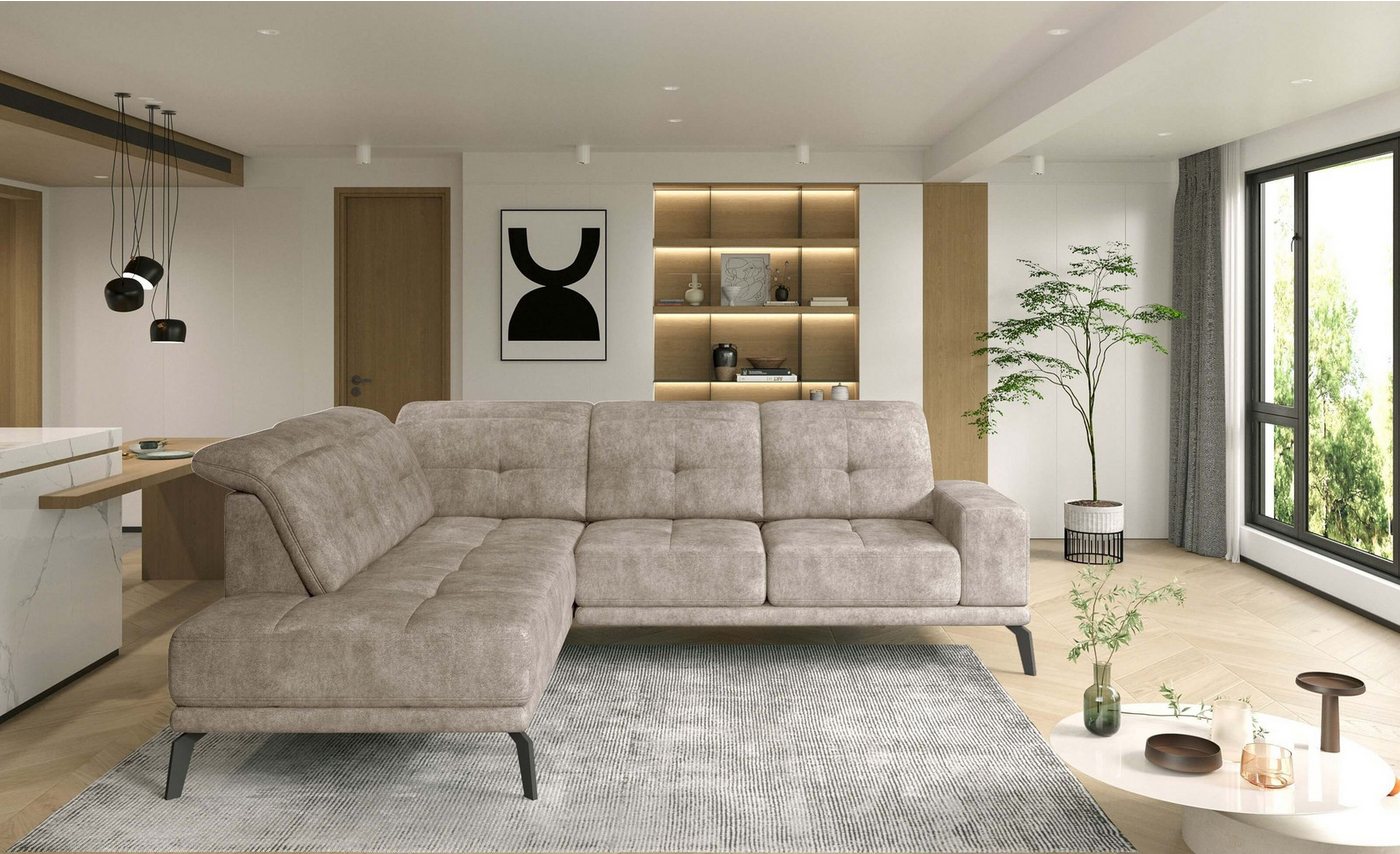 MF Design Polsterecke Neviro, Kopfstütze von MF Design