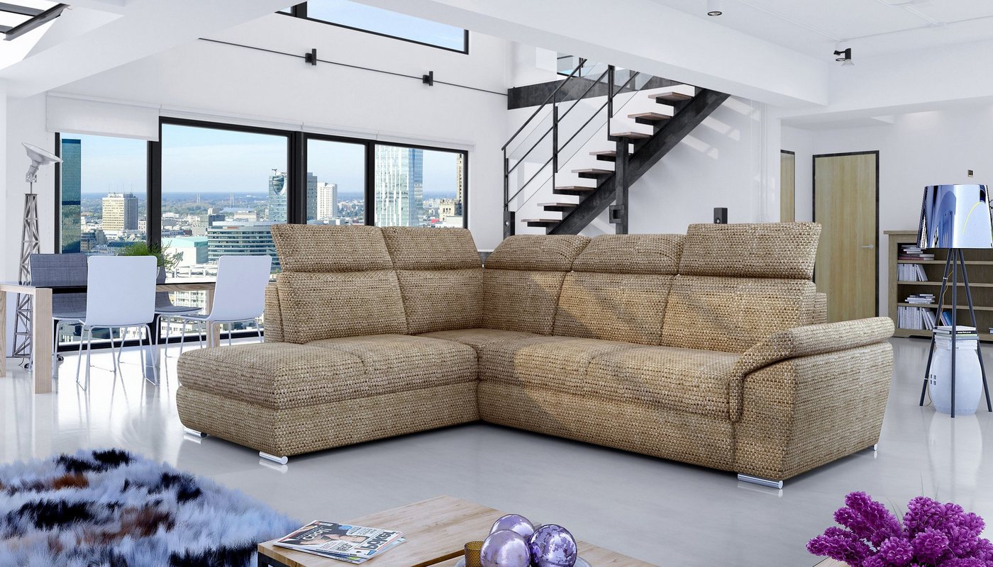 MF Design Polsterecke Toretto, mit Bettfunktion von MF Design