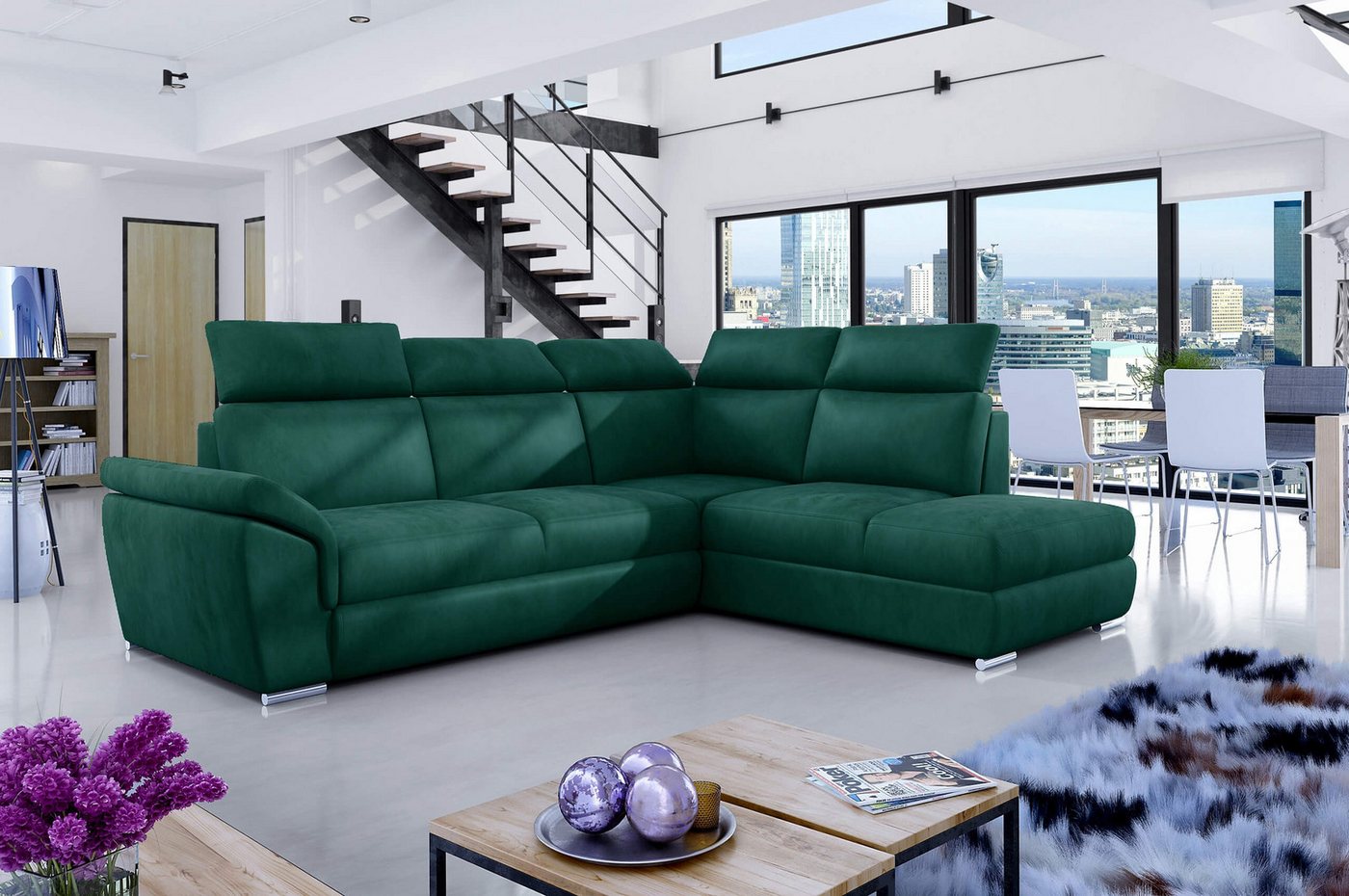MF Design Polsterecke Toretto, mit Bettfunktion von MF Design