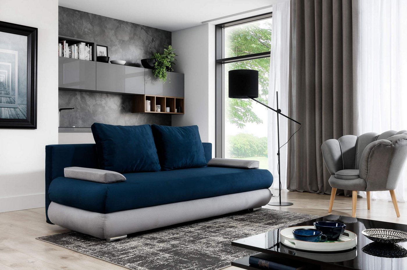 MF Design Schlafsofa Mila, mit Bettfunktion von MF Design
