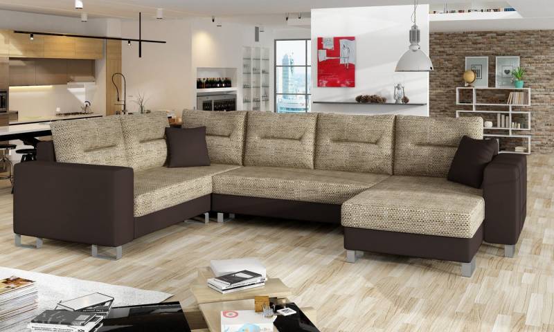 MF Design Wohnlandschaft Dora, mit Bettfunktion von MF Design