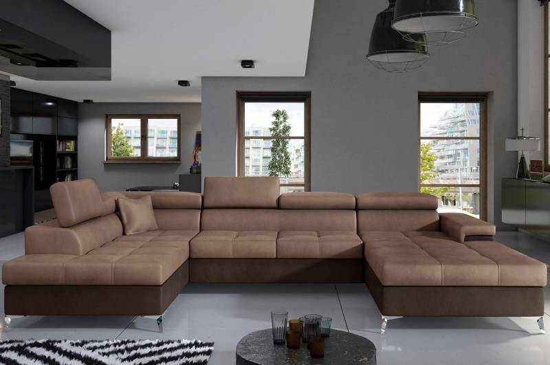 MF Design Wohnlandschaft Eduard, mit Bettfunktion von MF Design