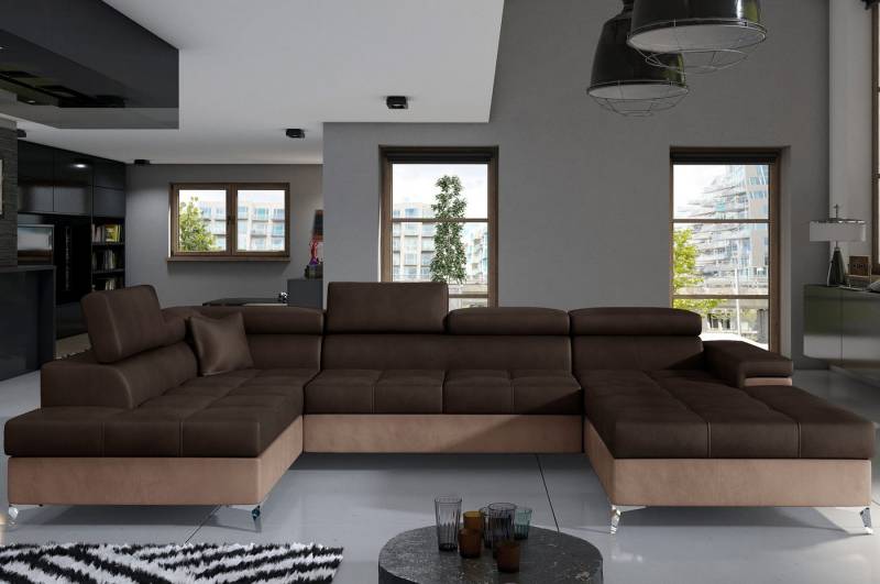 MF Design Wohnlandschaft Eduard, mit Bettfunktion von MF Design