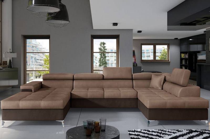 MF Design Wohnlandschaft Eduard, mit Bettfunktion von MF Design