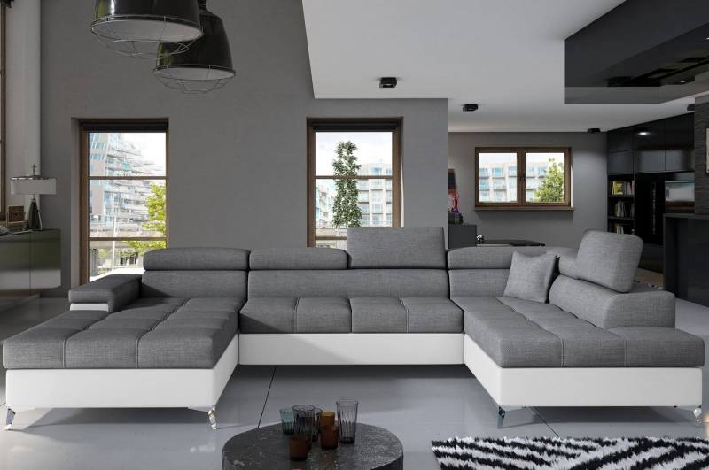 MF Design Wohnlandschaft Eduard, mit Bettfunktion von MF Design