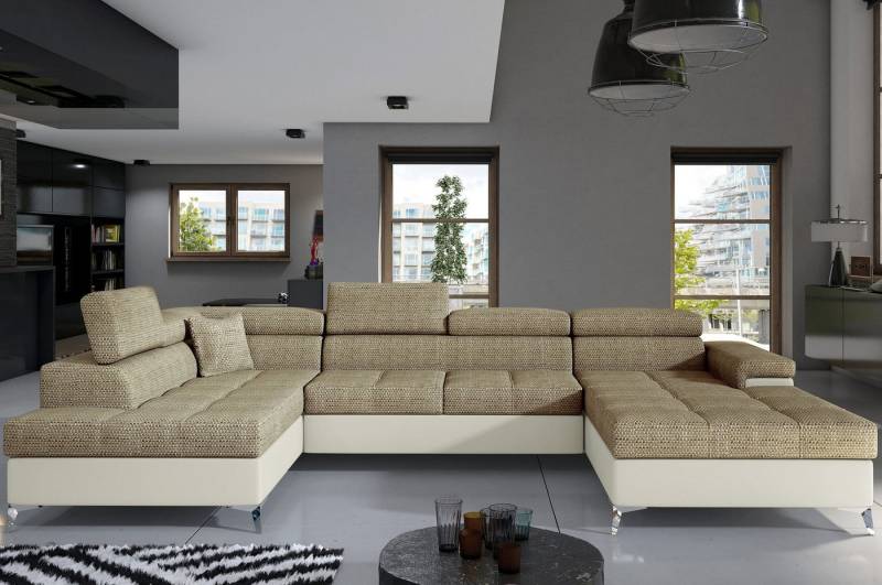 MF Design Wohnlandschaft Eduard, mit Bettfunktion von MF Design