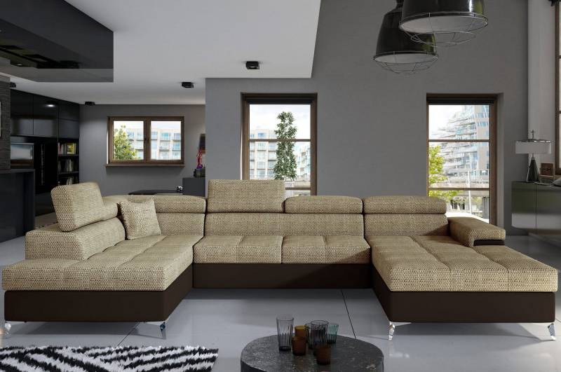 MF Design Wohnlandschaft Eduard, mit Bettfunktion von MF Design