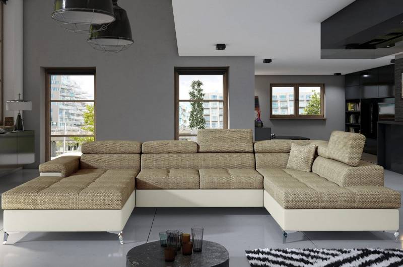 MF Design Wohnlandschaft Eduard, mit Bettfunktion von MF Design