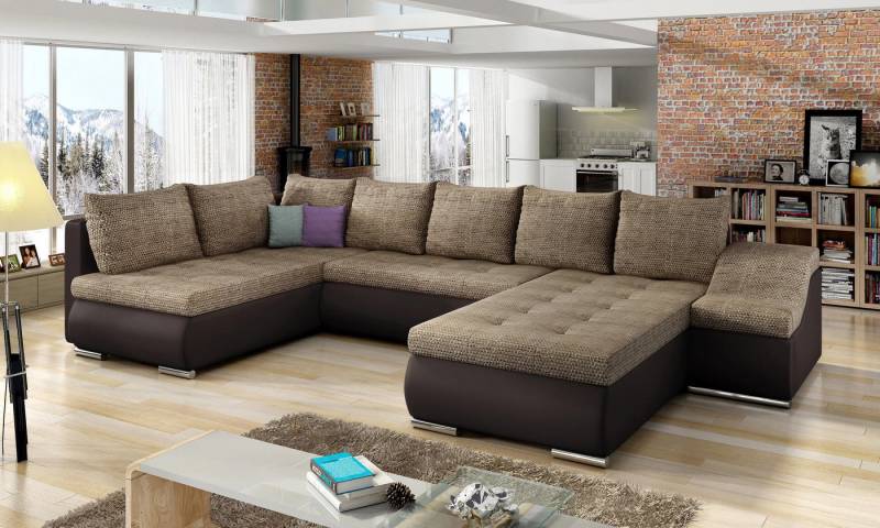 MF Design Wohnlandschaft Gio, mit Bettfunktion von MF Design