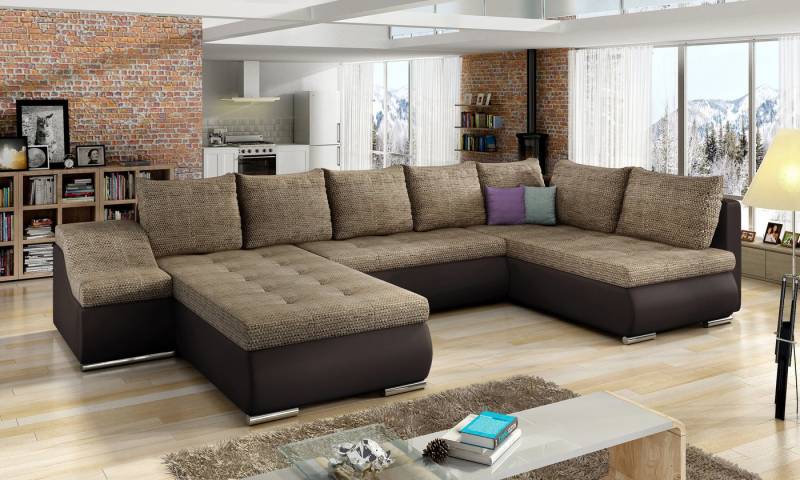 MF Design Wohnlandschaft Gio, mit Bettfunktion von MF Design