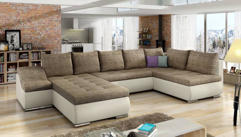 MF Design Wohnlandschaft Gio, mit Bettfunktion von MF Design