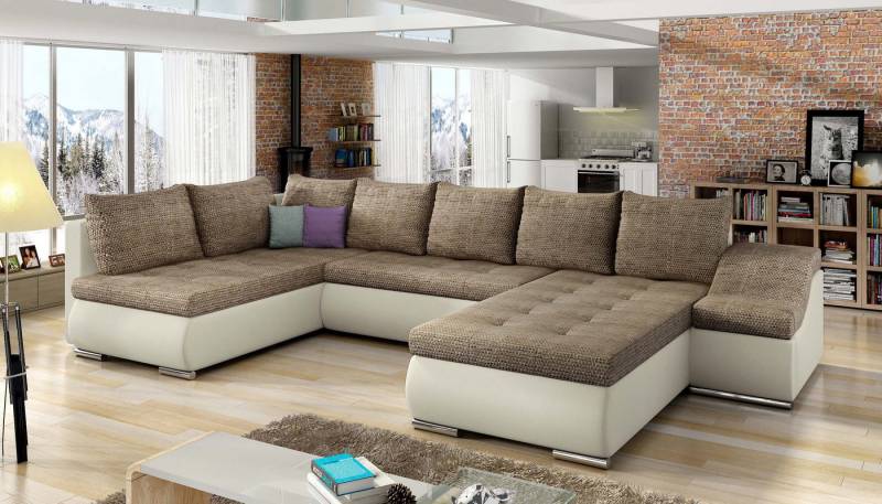 MF Design Wohnlandschaft Gio, mit Bettfunktion von MF Design