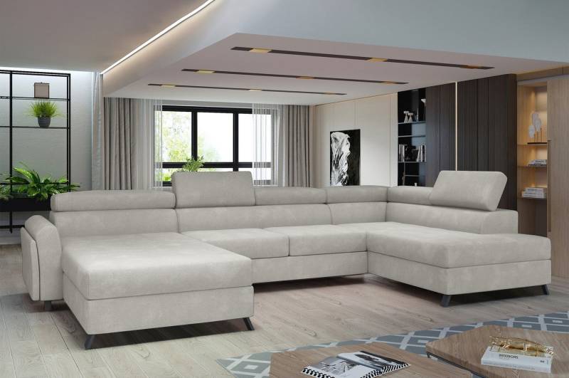 MF Design Wohnlandschaft Joseppe, mit Bettfunktion von MF Design
