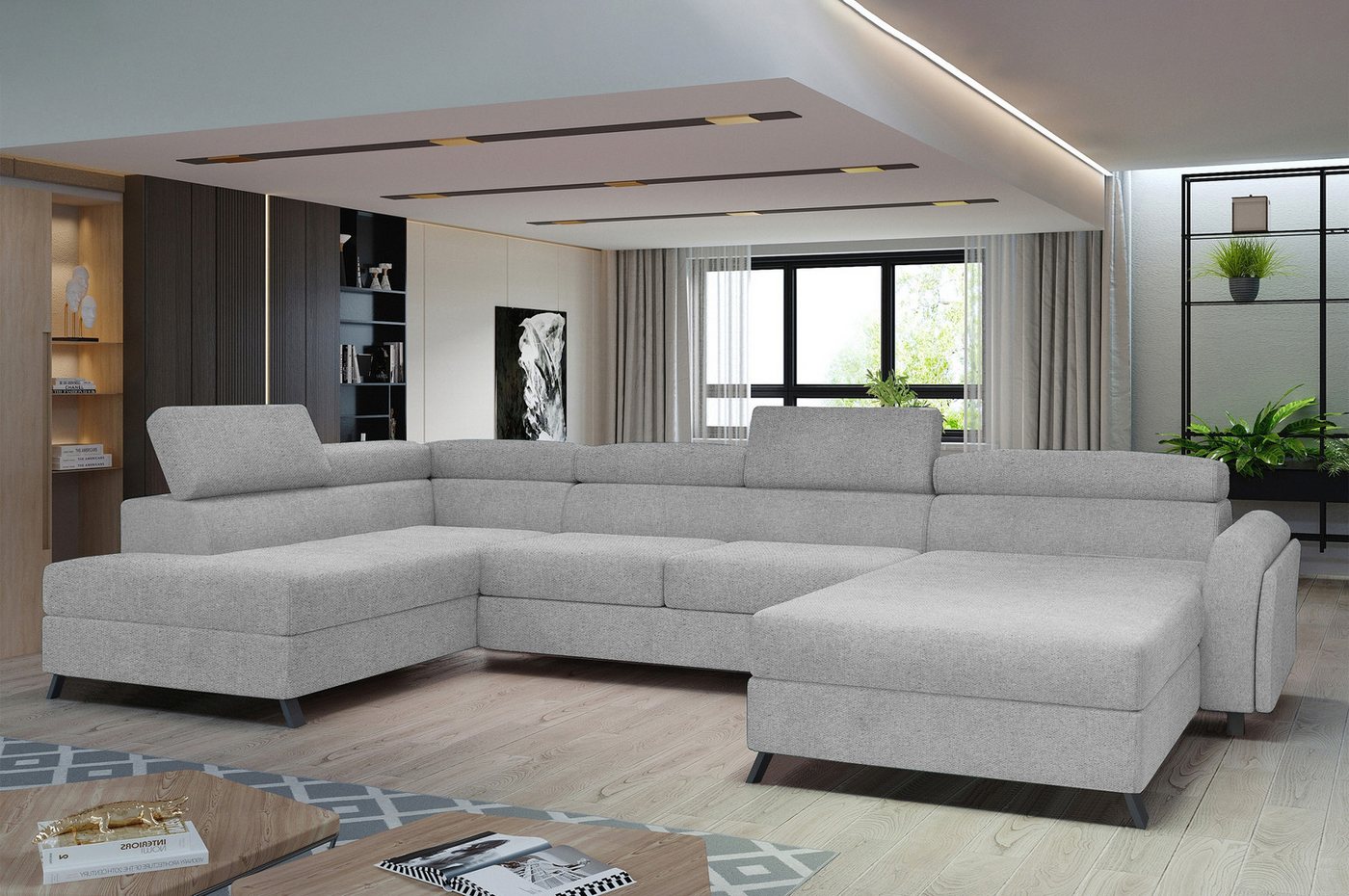 MF Design Wohnlandschaft Joseppe, mit Bettfunktion MF Design Wohnlandschaft Joseppe, mit Bettfunktion von MF Design