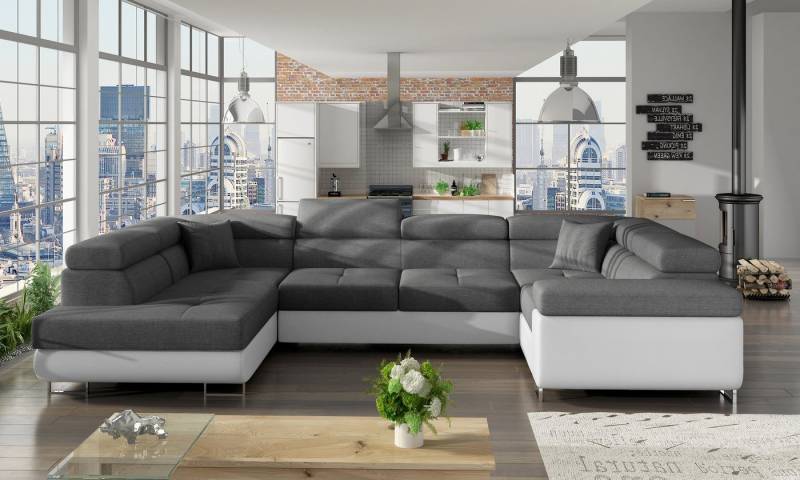 MF Design Wohnlandschaft Lavin, mit Bettfunktion von MF Design