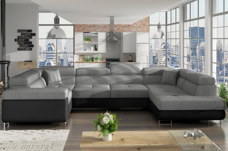 MF Design Wohnlandschaft Lavin, mit Bettfunktion von MF Design