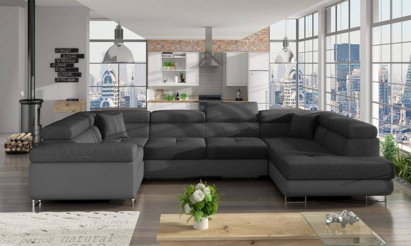 MF Design Wohnlandschaft Lavin, mit Bettfunktion von MF Design