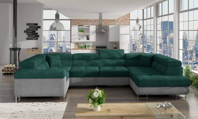 MF Design Wohnlandschaft Lavin, mit Bettfunktion von MF Design