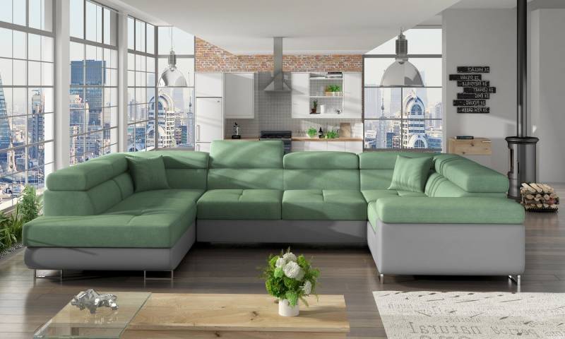 MF Design Wohnlandschaft Lavin, mit Bettfunktion von MF Design