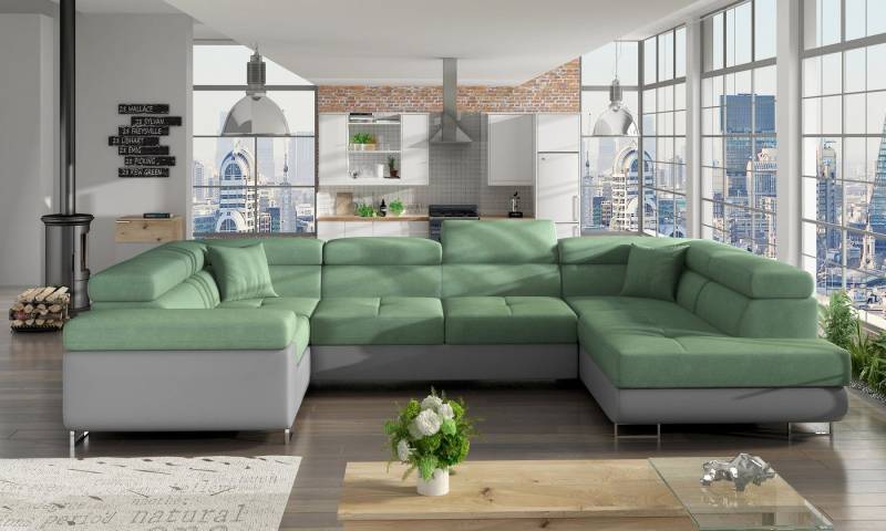 MF Design Wohnlandschaft Lavin, mit Bettfunktion von MF Design