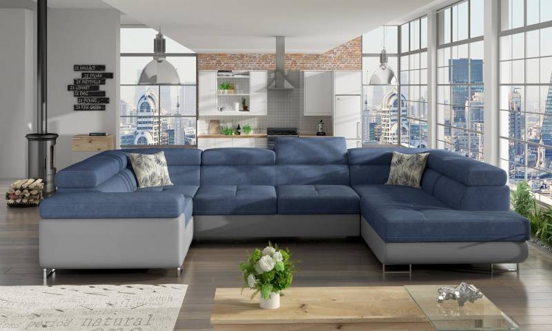 MF Design Wohnlandschaft Lavin, mit Bettfunktion von MF Design