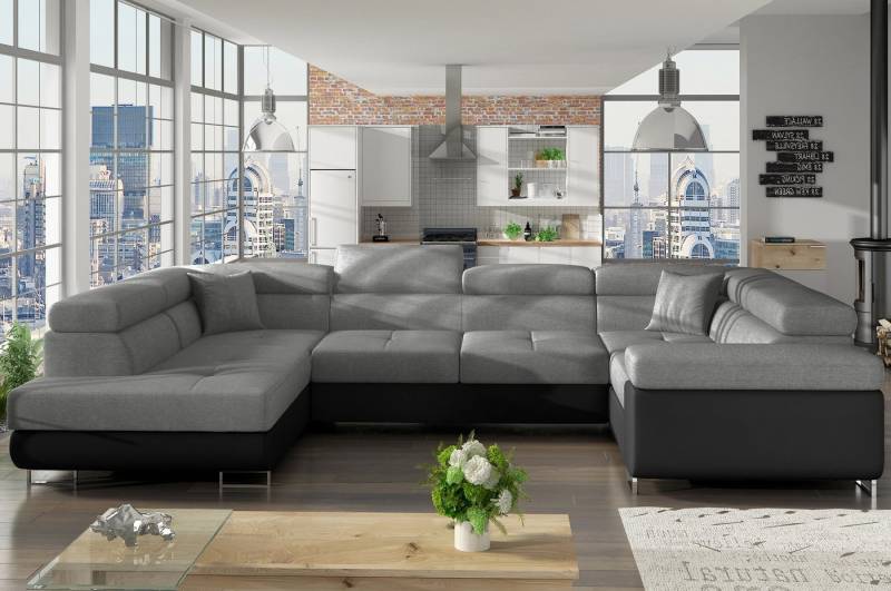 MF Design Wohnlandschaft Lavin, mit Bettfunktion von MF Design