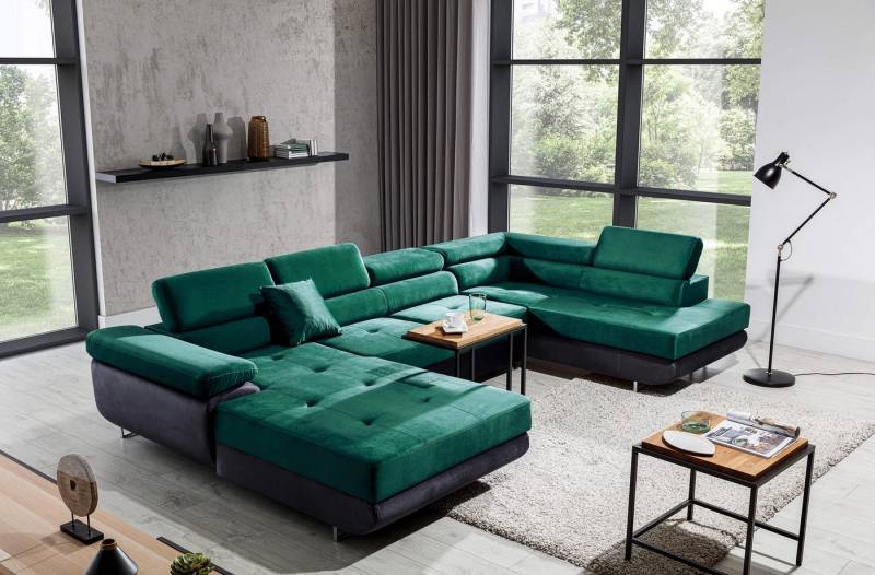 MF Design Wohnlandschaft Rodri, mit Bettfunktion von MF Design