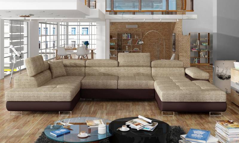 MF Design Wohnlandschaft Rodri, mit Bettfunktion von MF Design