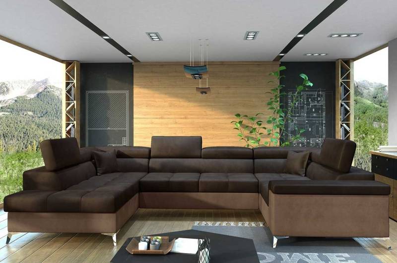 MF Design Wohnlandschaft Tiya, mit Bettfunktion von MF Design