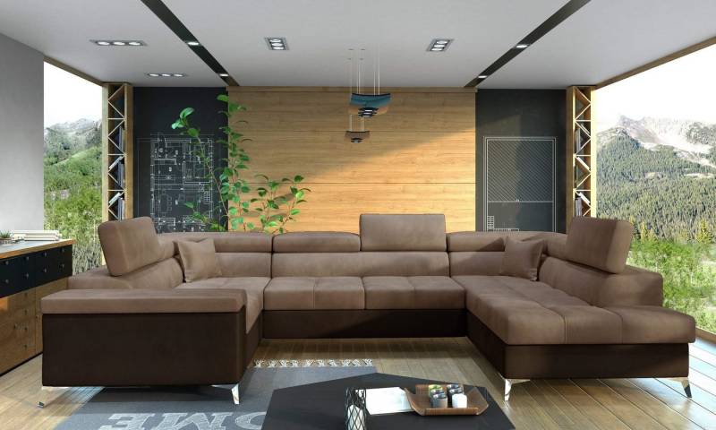 MF Design Wohnlandschaft Tiya, mit Bettfunktion von MF Design