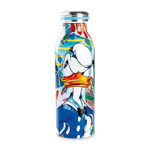 Disney Thermosflasche Donald Duck - 500 ml, Edelstahl in Geschenkverpackung von MF