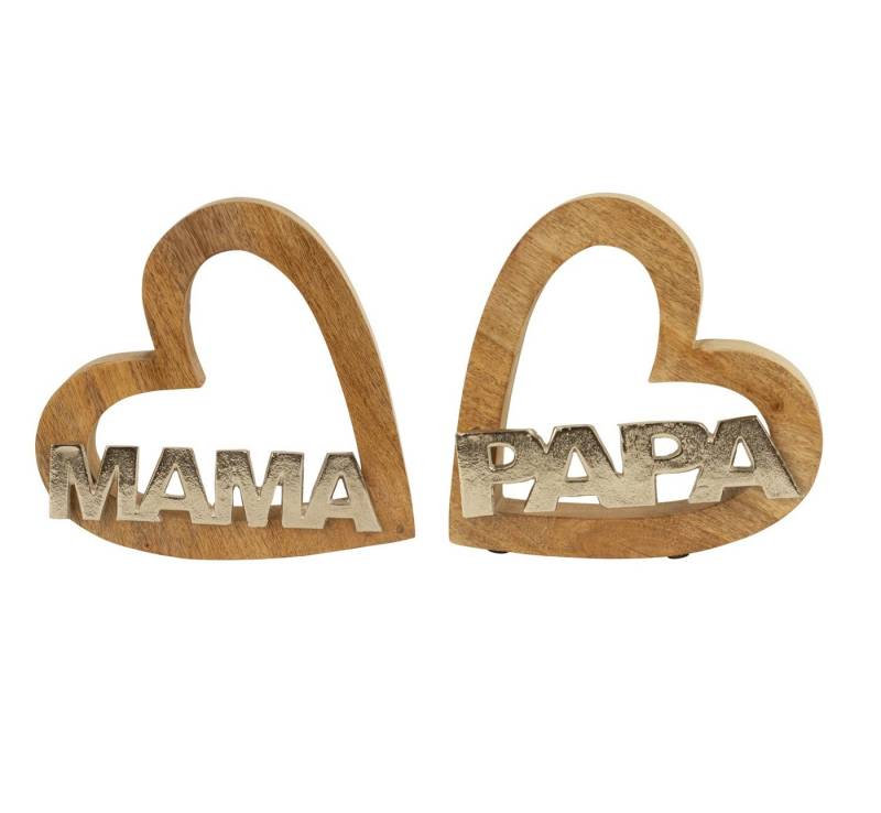 MF Deko-Schriftzug Schriftzug Deko Herz PAPA oder MAMA Holzsockel Metall Silber 25cm MF Deko-Schriftzug Schriftzug Deko Herz PAPA oder MAMA Holzsockel Metall Silber 25cm von MF