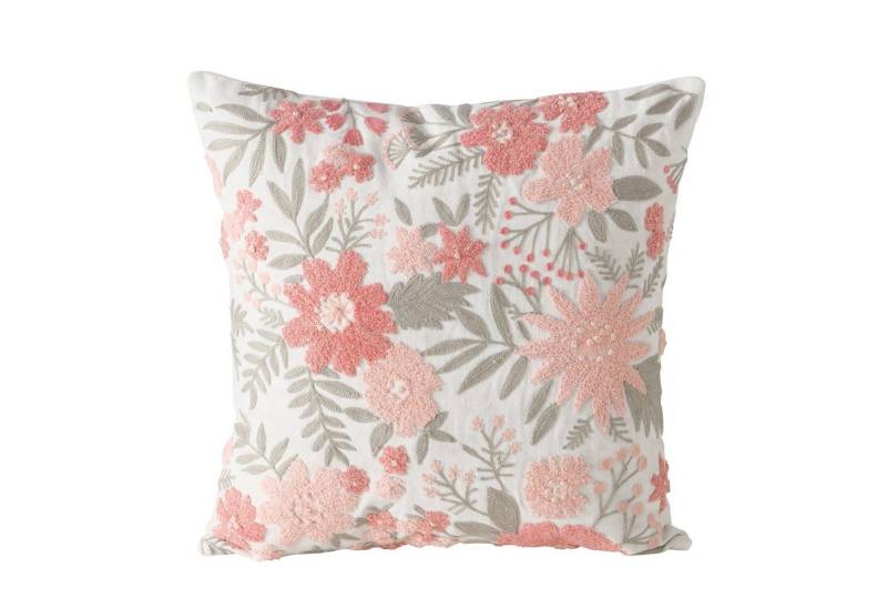 MF Dekokissen Kissen Florencia Floral Handgefertigt 45x45 cm – Romantisches Design von MF