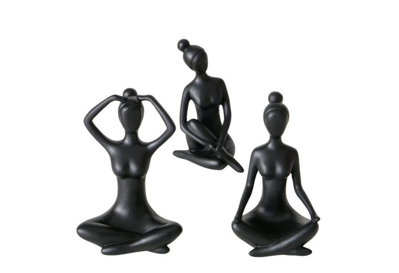 MF Dekoobjekt 3er Set Handgemachte Yoga Figuren Marie und ihre Yogapraxis in schwarz MF Dekoobjekt 3er Set Handgemachte Yoga Figuren Marie und ihre Yogapraxis in schwarz von MF