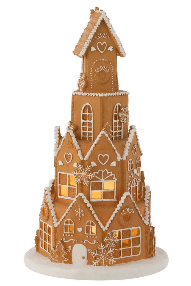 MF Dekoobjekt Märchenhaftes Lebkuchenhaus Turm mit LED-Beleuchtung MF Dekoobjekt Märchenhaftes Lebkuchenhaus Turm mit LED-Beleuchtung von MF